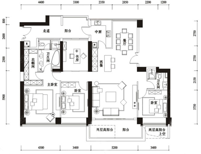 恒立聽海花園新室內軟裝設計動態(tài)-別墅設計,軟裝設計,室內設計,豪宅設計,深圳例外軟裝設計公司