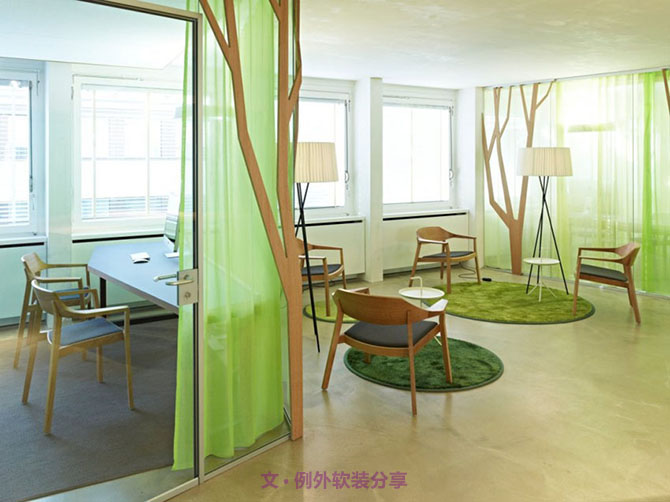 蘇黎世創(chuàng)意設(shè)計(jì)辦公室，工作再忙也來(lái)勁-別墅設(shè)計(jì)_軟裝設(shè)計(jì)_室內(nèi)設(shè)計(jì)_豪宅設(shè)計(jì)-深圳例外軟裝設(shè)計(jì)公司