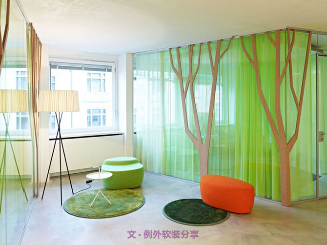 蘇黎世創(chuàng)意設(shè)計(jì)辦公室，工作再忙也來(lái)勁-別墅設(shè)計(jì)_軟裝設(shè)計(jì)_室內(nèi)設(shè)計(jì)_豪宅設(shè)計(jì)-深圳例外軟裝設(shè)計(jì)公司