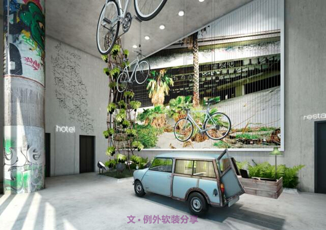 室內設計師一任性，豪車也成裝飾品