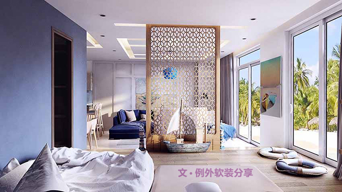 玩轉(zhuǎn)海灘度假風(fēng)，美式也可以如此輕快-別墅設(shè)計(jì),軟裝設(shè)計(jì),室內(nèi)設(shè)計(jì),豪宅設(shè)計(jì),深圳例外軟裝設(shè)計(jì)公司