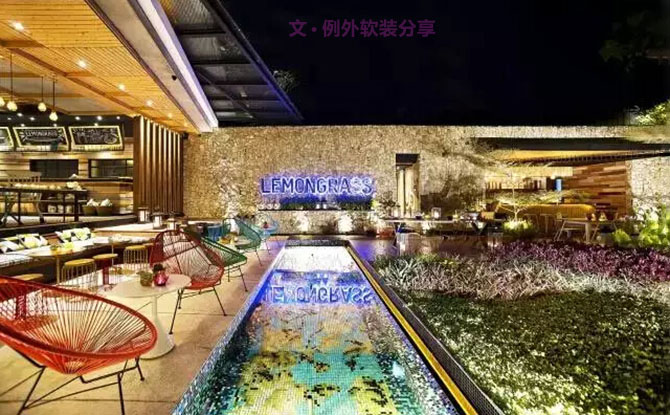 熱帶景觀生態(tài)餐廳，讓你未吃先醉-別墅設計,軟裝設計,室內設計,豪宅設計,深圳例外軟裝設計公司