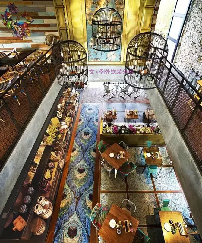 熱帶景觀生態(tài)餐廳，讓你未吃先醉-別墅設計,軟裝設計,室內設計,豪宅設計,深圳例外軟裝設計公司